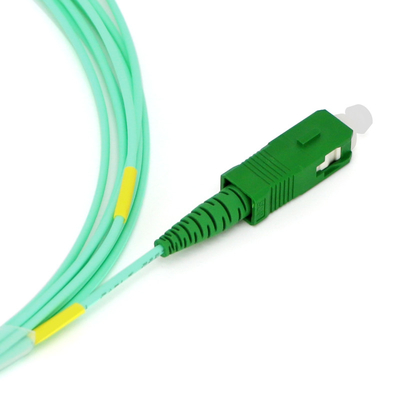 Оптически кабель белое симплексное 1.5m 3.5mm заплаты волокна Aqua 1.6mm 2.0mm