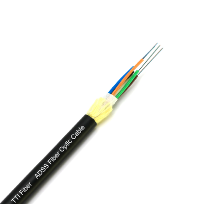 Режим кабеля оптического волокна Adss одиночной оболочки воздушный диэлектрический на открытом воздухе одиночный