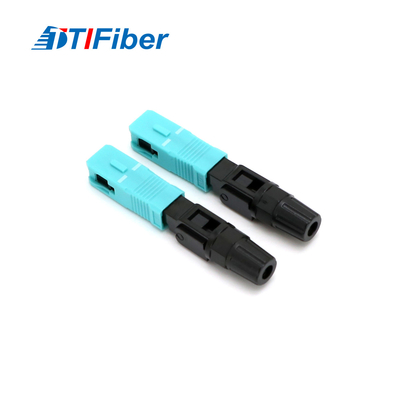SC UPC OM3 соединителя оптического волокна пользы кабеля падения FTTH быстрый