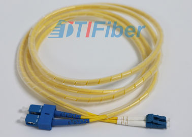 ЛК к волокну одиночного режима гибкого провода оптического волокна СК - оптическая заплата водит для сети ФТТХ