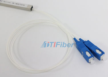 стальной тип Сплиттер трубки 1С2 кабеля оптического волокна ПЛК с соединителем СК/ПК