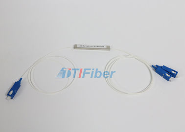 стальной тип Сплиттер трубки 1С2 кабеля оптического волокна ПЛК с соединителем СК/ПК