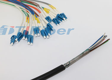 Отрезок провода стекловолокна пачки ЛК УПК АПК, желтый цвет/оранжевый отрезок провода одиночного режима