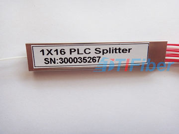 стальной тип мини Сплиттер трубки 1С16 ПЛК оптического волокна с соединителем СК/АПК