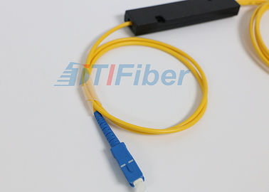 Желтое СК/АПК 1 кс Сплиттер оптического волокна 2 с кабелем волокна 3.0мм Г657А