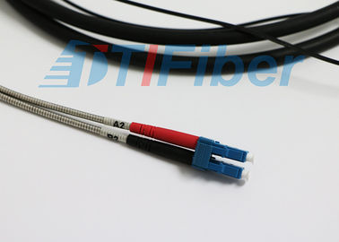 Однорежимные двухшпиндельные гибкие провода оптического волокна с кабелем LC/UPC панцыря к LC/UPC