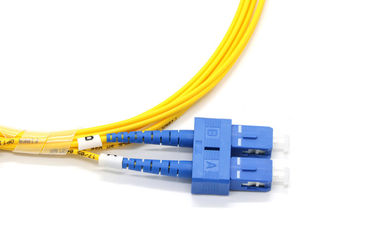Однорежимное/многорежимное волокно - оптическая заплата водит соединитель двойного кабеля ЛК/СК/ФК/СТ