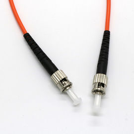 Прыгун цвета режима СТ-СТ СС ДС гибкого провода оптического волокна соединителя ОДМ одиночный оранжевый