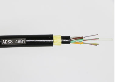 Кабеля етернет оптического волокна АДСС на открытом воздухе не бронированного мультимодное с одиночной оболочкой