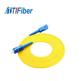 СК СК одиночного режима гибкого провода оптического волокна диаметра 0.9мм 2.0мм для сети