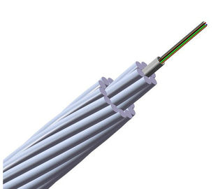 24 линии электропередач заземленного кабеля кабеля оптического волокна ядра ОПГВ на открытом воздухе составных надземных