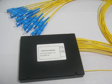 Splitter стекловолокна компакта PLC 1×16 для пассивной оптически сети