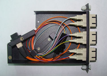 19' шкаф установило LC, пульт временных соединительных кабелей SC MPO с холоднокатаной сталью