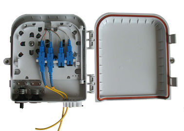 Пластмасса коробки распределения оптического волокна Splitter PLC 1×8 напольная ударопрочная