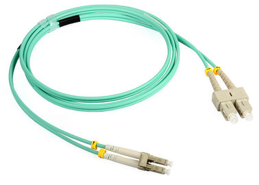 Издаваемый сериями дуплекс гибкого провода оптического волокна LC-SC однорежимный, ПК/UPC/APC