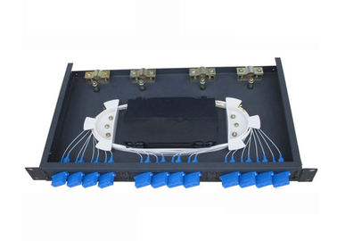 двухшпиндельная коробка прекращения оптического волокна SC 12port/24port для сети доступа FTTH