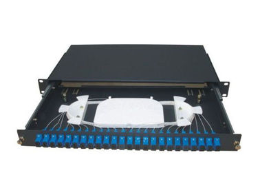 двухшпиндельная коробка прекращения оптического волокна SC 12port/24port для сети доступа FTTH