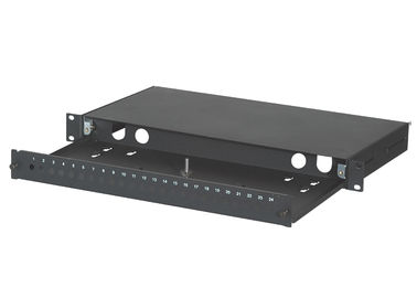 коробка Slidable оптического волокна 24port FC терминальная, пульт временных соединительных кабелей волокна для переходники SC