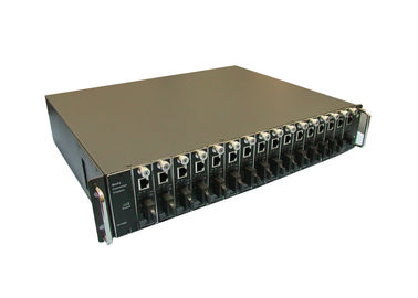 конвертер средств оптического волокна Маунта шкафа 16slots 2 u с автоматическим переключателем