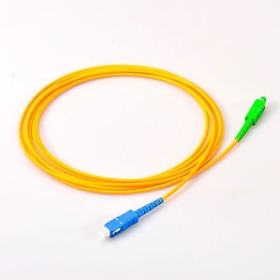 Отрезок провода оптического волокна PVC сети прыгуна Pigatil стекловолокна LC/APC 0.9mm однорежимный
