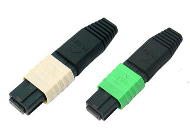 кабельные соединители оптического волокна 12core MPO с высокой возвращенной потерей