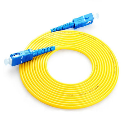 Оптический кабель SC SC гибкого провода оптического волокна Ftth симплексный двухшпиндельный 7 метров