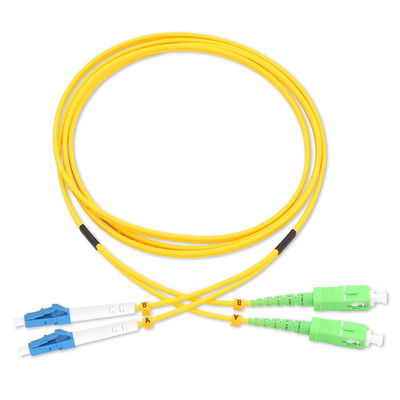 Гибкого провода оптического волокна LSZH соединительные кабели волокна симплексного однорежимные