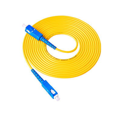 Кабель заплаты оптического волокна симплекса гибкого провода 2.0mm 3.0mm волокна одиночного режима Sc Sc
