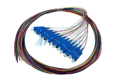 Соединяя отрезок провода многорежимного волокна LC оптически, 0.9mm кабель волокна 12 цветов