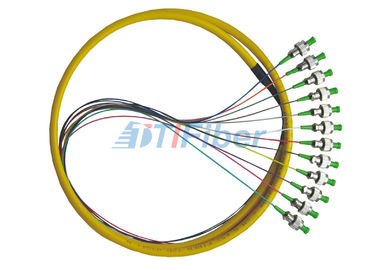 Отрезок провода оптического волокна проламывания ST 0.9mm, кабель 12 сердечников оптически