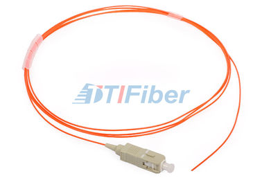 62,5/125 отрезок провода волокна SC OM1 оптически, кабель оптического волокна 0.9mm OFNP