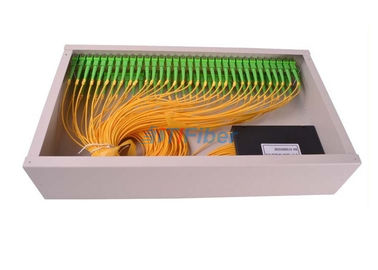 Коробка волокна коробки Сплиттер ПЛК 19 дюймов установленная шкафом оптически терминальная
