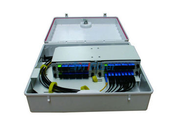Установленная стена Сплиттер ПЛК коробки распределения ИП65 волокна оптически на открытом воздухе