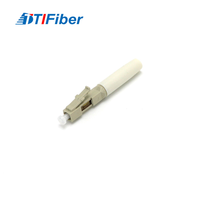 Соединитель мультимодного соединителя волокна LC UPC быстрого пластиковый быстрый для решения FTTH