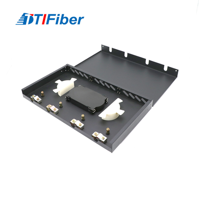 Тип пульт временных соединительных кабелей ядра FTTH 12 до 24 фиксированный оптического волокна держателя шкафа