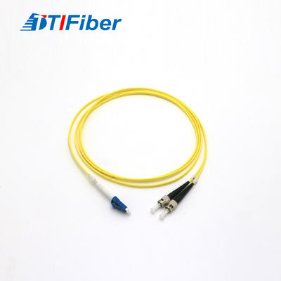 Гибкий провод 0.9mm/3.0mm оптического волокна LC/UPC-ST/UPC однорежимный SX DX G652D LSZH
