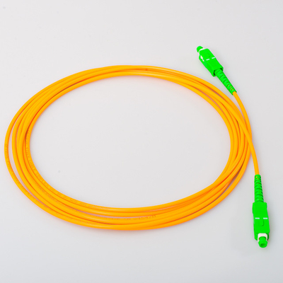 FTTH используют симплексные 9/125 1 2 режим гибкого провода оптического волокна Sc в 3 метра одиночный