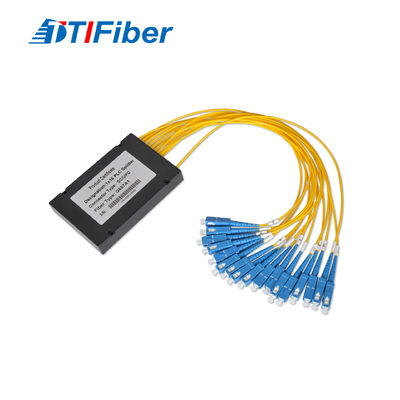 Splitter 1x16 оптического волокна системы FTTX с Sc/Apc отрезка провода
