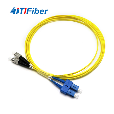 Гибкий провод 1m 2m оптического волокна TTIFiber FC-SC SM DX 4m 5m