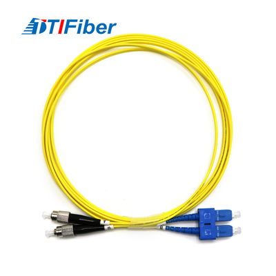 Гибкий провод 1m 2m оптического волокна TTIFiber FC-SC SM DX 4m 5m