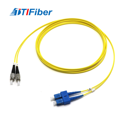 Гибкий провод 1m 2m оптического волокна TTIFiber FC-SC SM DX 4m 5m