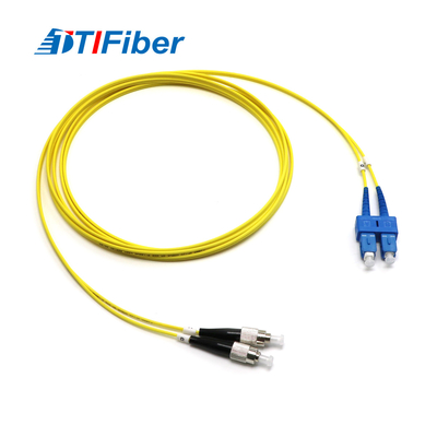 Гибкий провод 1m 2m оптического волокна TTIFiber FC-SC SM DX 4m 5m