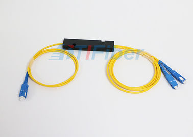 Желтое СК/АПК 1 кс Сплиттер оптического волокна 2 с кабелем волокна 3.0мм Г657А