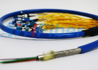 Отрезок провода оптического волокна панцыря СК СТ ЛК ФК мультимодный для пульта временных соединительных кабелей волокна и переходника волокна