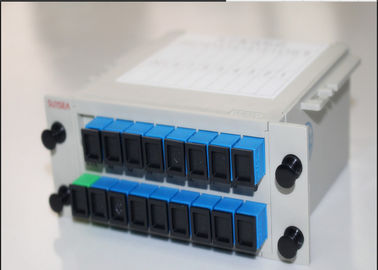 кассета коробки 1кс16 ЛГС вводя Сплиттер ПЛК, Сплиттер ПЛК волокна 16 портов оптически