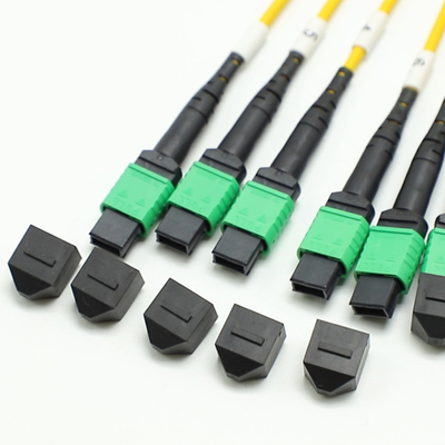 Низкие потери MPO Fanout кабель Большое количество ядра 1M 144F SMG657A1 MPO APC к MPO APC Breakout Fiber Optic Patch Cord