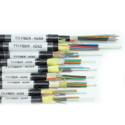 FTTH FTTX Внешний ADSS с одной оболочкой с двойной оболочкой 8F 12F 24F 48F Волоконно-оптический кабель