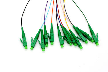 Однорежимный 9/125 соединителей ЛК АПК гибких проводов отрезков провода волокна 3 лет гарантии