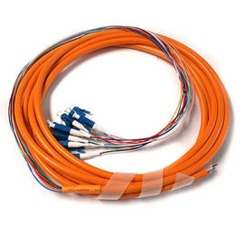 Отрезок провода ОМ1 ОМ2 3М оптического волокна режима ФТТХ СК-АПК Мулти с оранжевой курткой