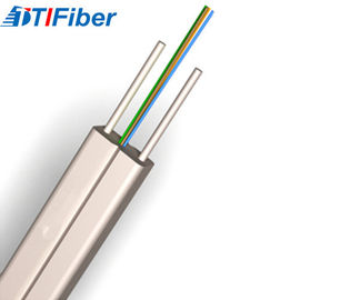 Крытый однорежимный кабель оптического волокна ФТТХ 1 2 4 материал члена прочности ядров КФРП